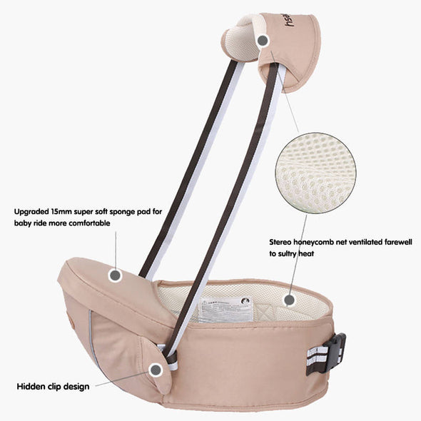 Baby's Carrier Waist Stool Baby Hold Hip Seat Belt Adjustable Toddler Kids Infant Sling for Newborns