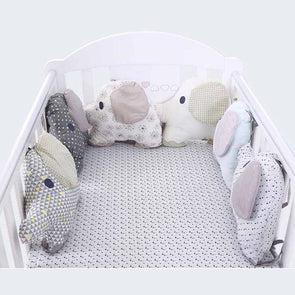 Baby Bed Crib Bumpers Baby Anti-collision Soft Cotton Newborn Nursery Pad Protector