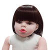 Simulation Doll Lifelike Reborn Baby Dolls Silicone 28" Alive Naked Toddler Girl Doll DIY Gifts