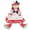 18" Simulation Doll Lifelike Vinyl Baby Girl Dolls Handmade Silicone Toddler Reborn Dolls Girl Toy Gifts