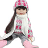 Girl Reborn Doll 18 inch Handmade Silicone Baby Dolls Lifelike Dolls for Children Girls Gift Kids Toy