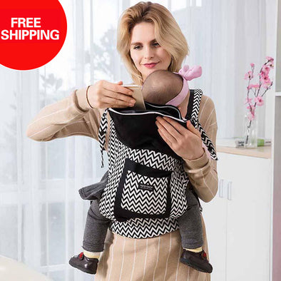 Ergonomic Baby Carriers Backpacks 5-36 months Portable Baby Sling Wrap Cotton Infant Newborn Baby Carrying Belt for Mom Dad