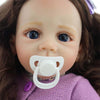 Girls Lifelike Doll 23" Princess Girls Silicone Long Hair Babies Dolls Handmade Reborn Dolls Toys for Children Gifts