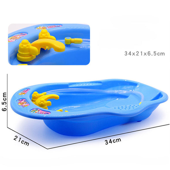 Baby Kid Bath Time Toy Set Bath Doll Duckling Marine Ball Bathroom Play Water Toys