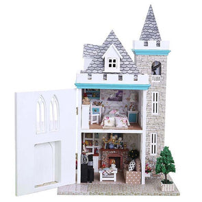 Miniature 3D DIY Dollhouse Handmade Lifelike Wood Doll Houses for Children Gifts Toys