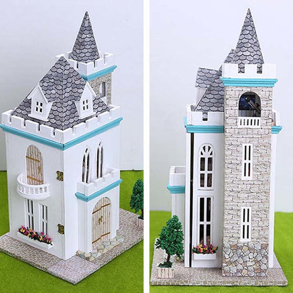 Miniature 3D DIY Dollhouse Handmade Lifelike Wood Doll Houses for Children Gifts Toys