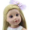 18" Soft Silicone American Girls Dolls Realistic Long Hair Toddler Doll Alive Vinyl Baby Princess Toys for Kids Best Gifts