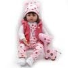 Handmade Baby Dolls Simulation Lifelike Toddler Birthday Party Gift With Clothes 22 Inch 56cm Reborn Realistic Girl Soft Vinly