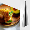 Stainless Steel DIY Baking Cones Spiral Baked Croissants Cone Cream Horn Conical Tube Baking Mould Tool 12 PCs