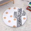 Hot Mat Baby Play Blanket Infant Cotton Mats Sleeping Crawling Pad Soft Multi Style Game Carpet Clock Cactus Animal Pattern Kids Rug Toy