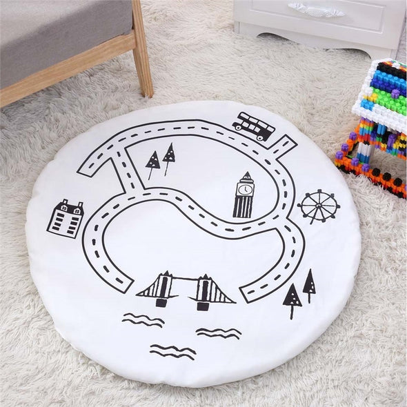 Hot Mat Baby Play Blanket Infant Cotton Mats Sleeping Crawling Pad Soft Multi Style Game Carpet Clock Cactus Animal Pattern Kids Rug Toy