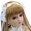 18" Dolls Girl Joint Doll Handmade Realistic Baby Princess with White Princess Dress Baby Lifelike Dolls