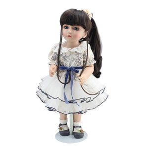 18'' Joint Dolls Handmade Realistic Baby Dolls for Girl Boy Toy Ball Baby Lifelike Dolls As Birthday Christmas Gift