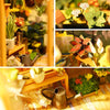 DIY Miniature Doll House 3D Wood Doll Houses Model Flower Shop Toy for Girl Decorations Gifts