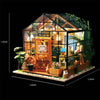 DIY Miniature Doll House 3D Wood Doll Houses Model Flower Shop Toy for Girl Decorations Gifts