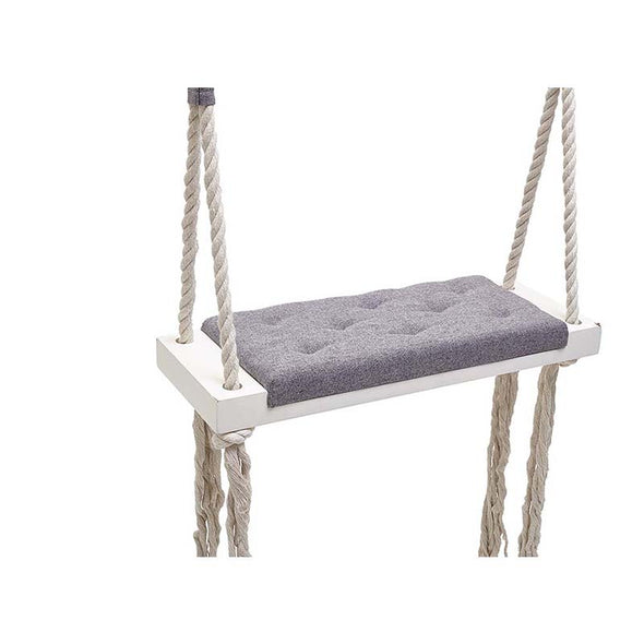 Kids Swing Chair Baby Entertainment Swing Home Decoration Solid Wood Board Sponge Pad Cotton Rope Kids Toys