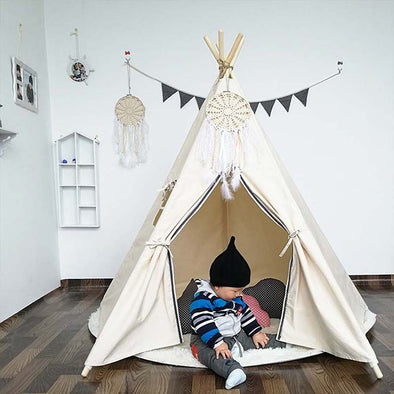 Kids Play Tent Soft Cotton Princess Playhouse Children Play Tent Toys Children Teepees For Boys Kid Tipi