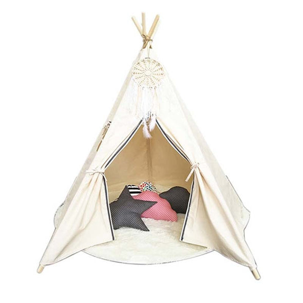 Kids Play Tent Soft Cotton Princess Playhouse Children Play Tent Toys Children Teepees For Boys Kid Tipi