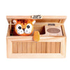 Creative Wooden Useless Electronic Box Cute Tiger Funny Toy Gift Decompression Toys Interesting Gifts