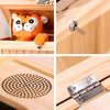 Creative Wooden Useless Electronic Box Cute Tiger Funny Toy Gift Decompression Toys Interesting Gifts